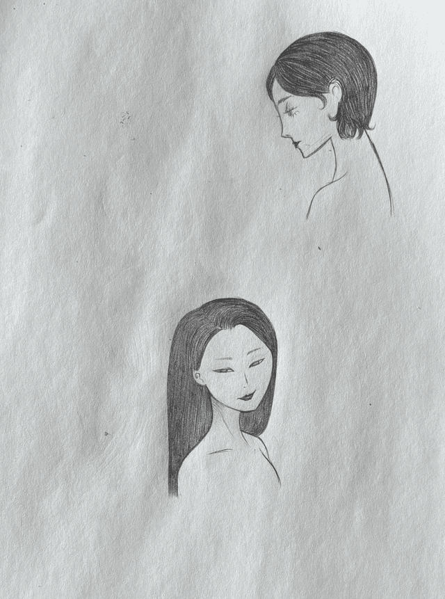 doodles of women